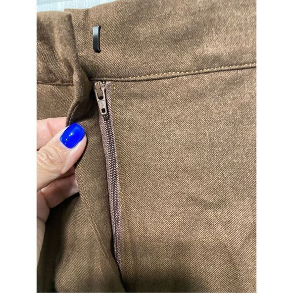 19 Women's wool blend Casual Palazzo Wide Leg Pants High Waisted Button Sol… - Picture 4 of 9